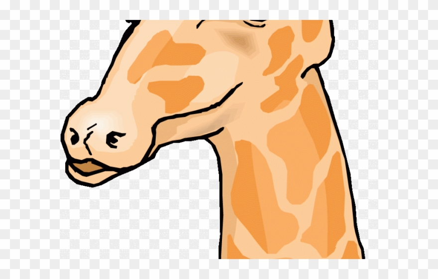 Swimming Clipart Giraffe - Png Download