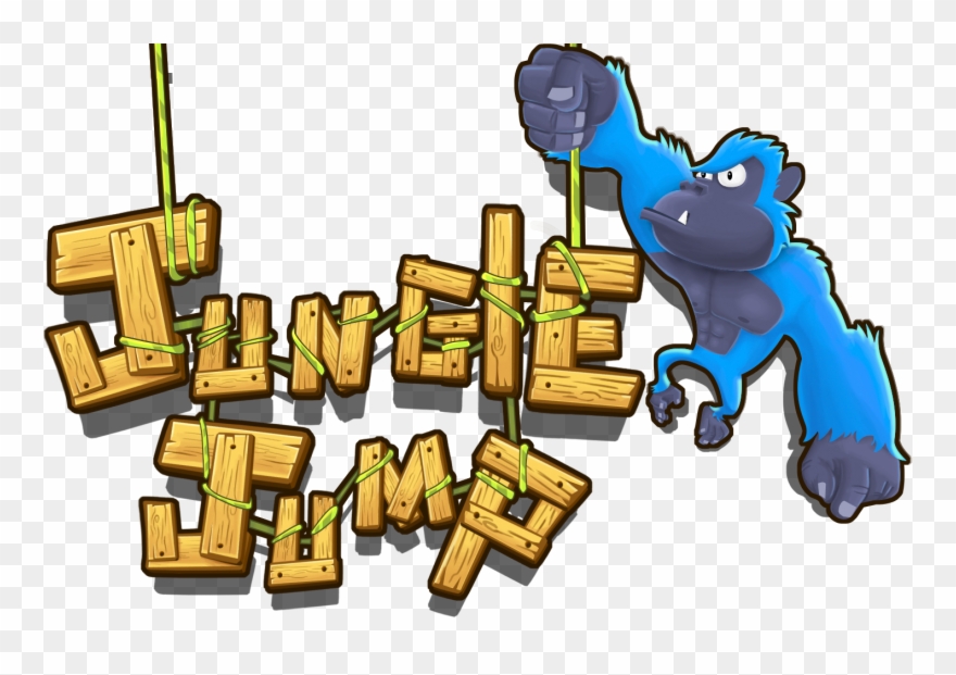 Jungle Jump Logo Clipart