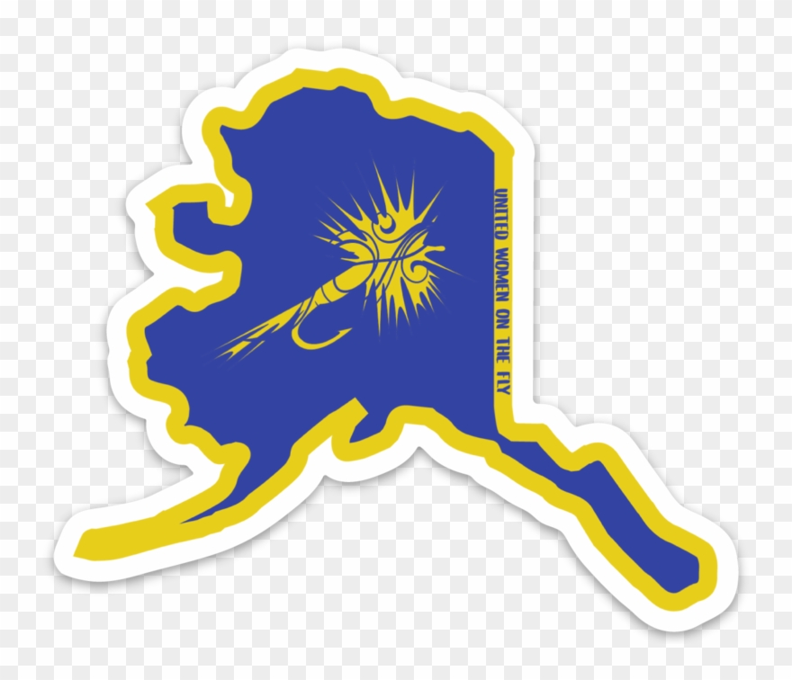 Uwotf Alaska State Sticker Clipart