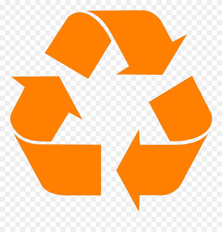Recycling Orange Clipart
