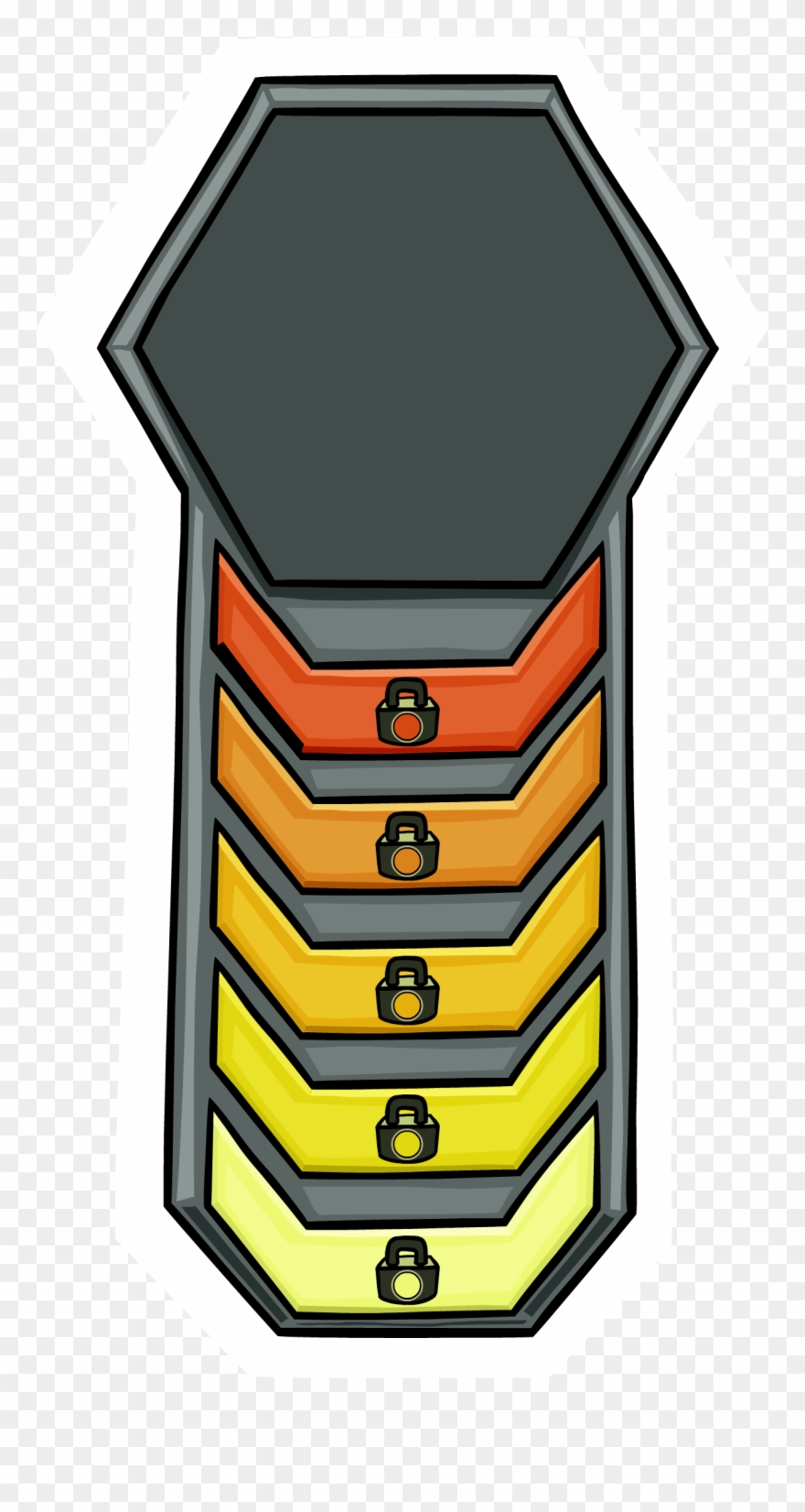 Herbert Security Clearance 5 Pin Icon Clipart