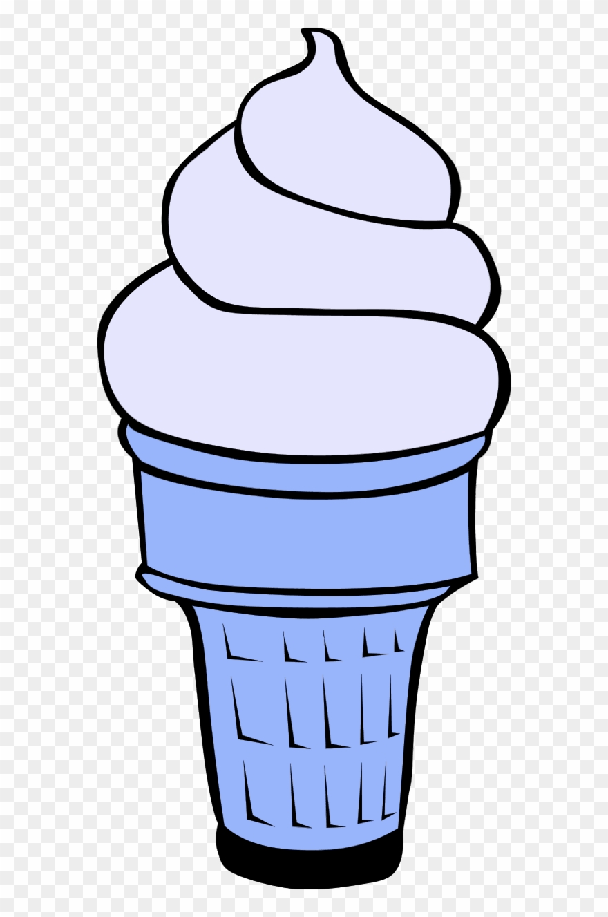 Ice Cream Cone Vanilla Clipart