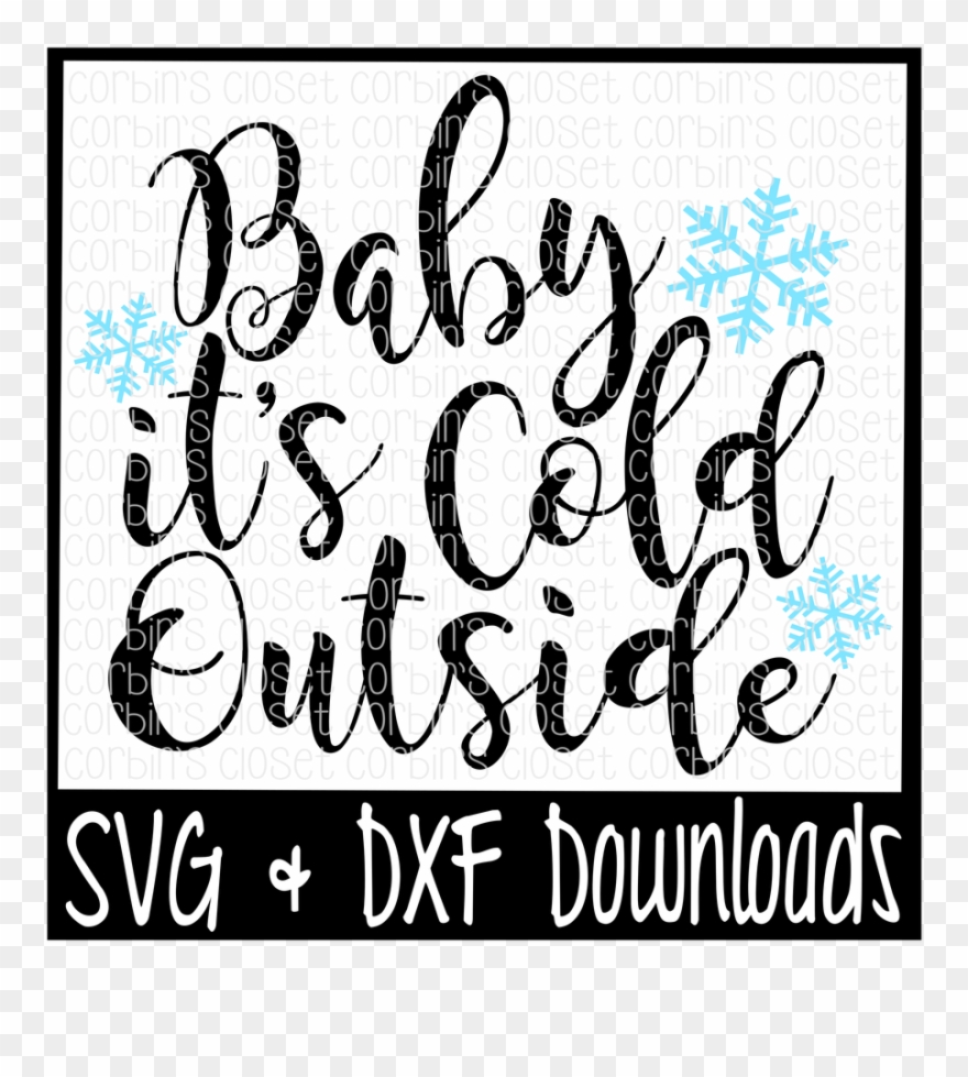 Snow Svg Calligraphy Clipart