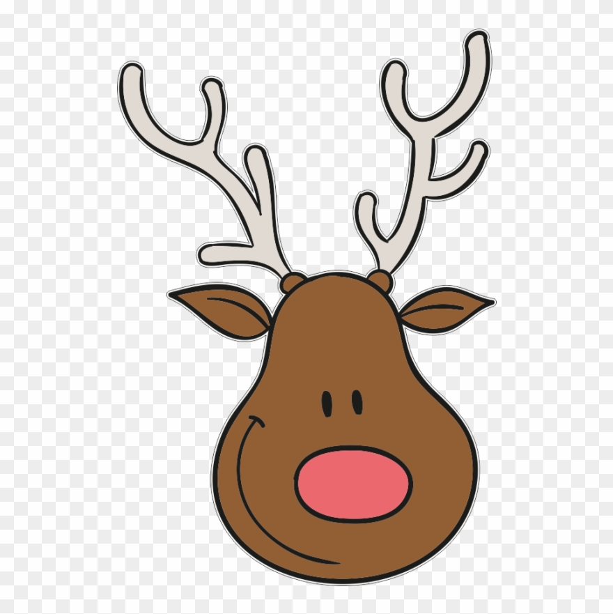 Reindeer Clipart Svg - Png Download