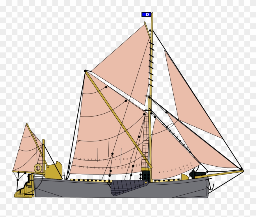 Barge Drawing Boat Clipart