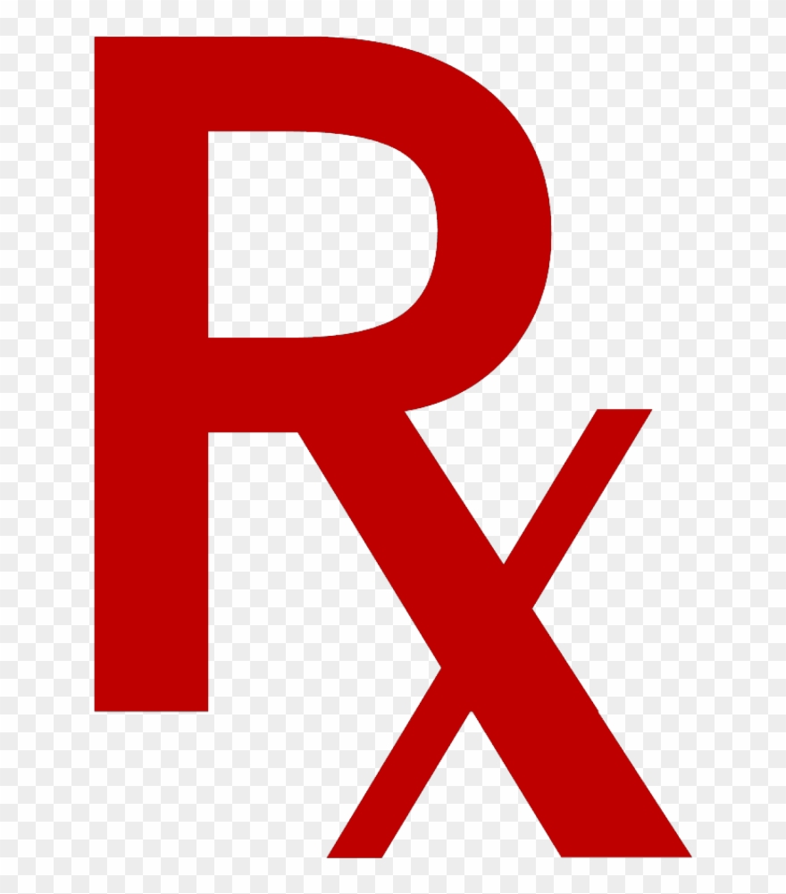 Red Rx Pharmacy Merchandise Clipart
