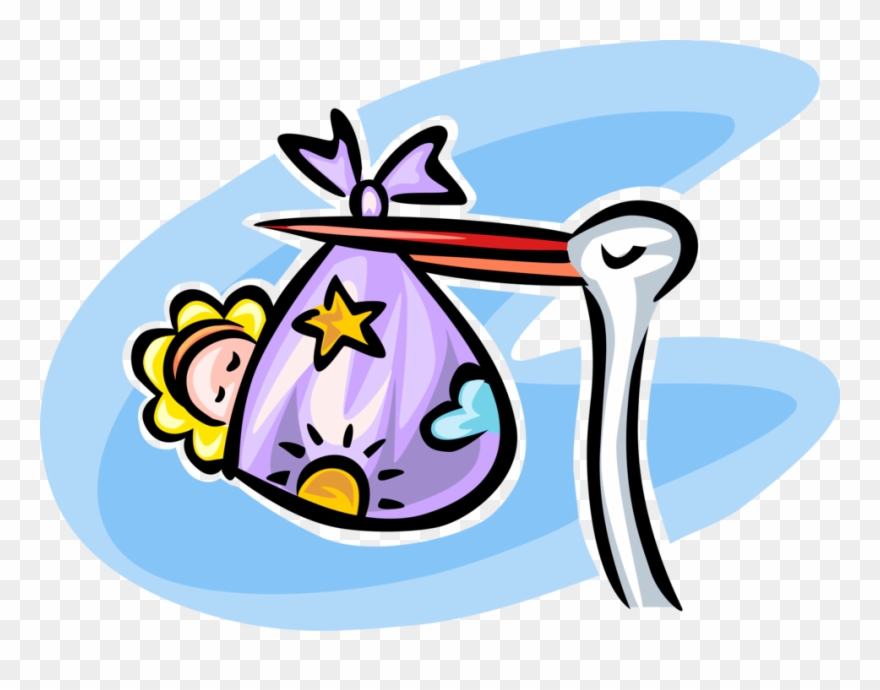 Carries Baby Image Illustration Clipart