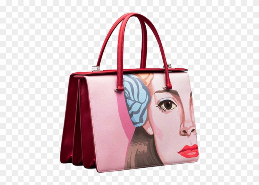 Prada Pink Handbag Background Clipart