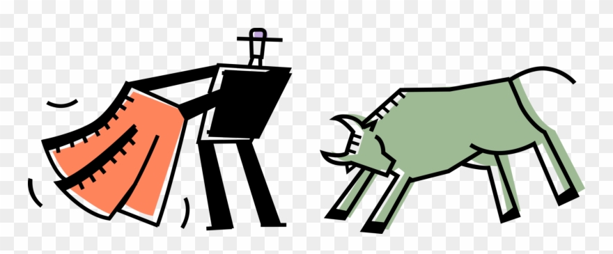 Spanish Bullfighter With Vector Clipart