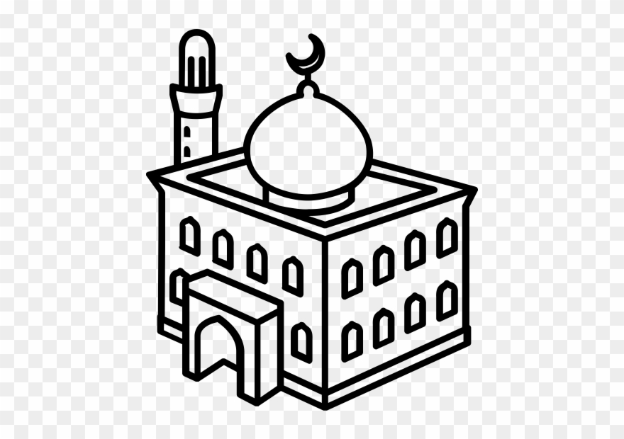 Mosque Rubber Stamp Clipart