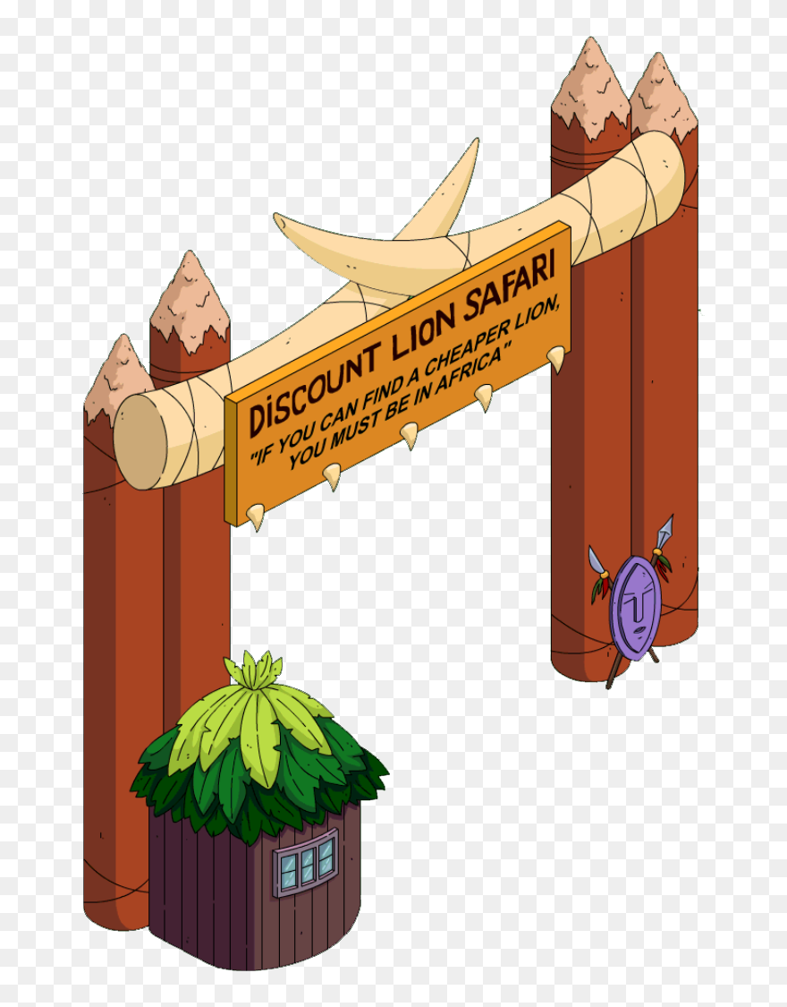 Discount Safari Entrance Clipart