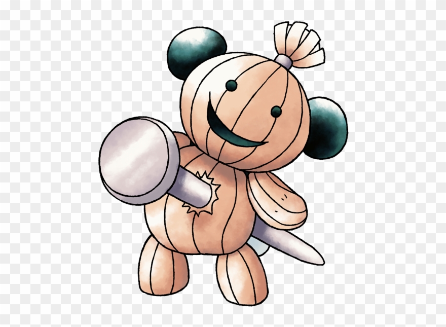 A Voodoo Doll Pokemon And Not Even A Pokemon Style Clipart