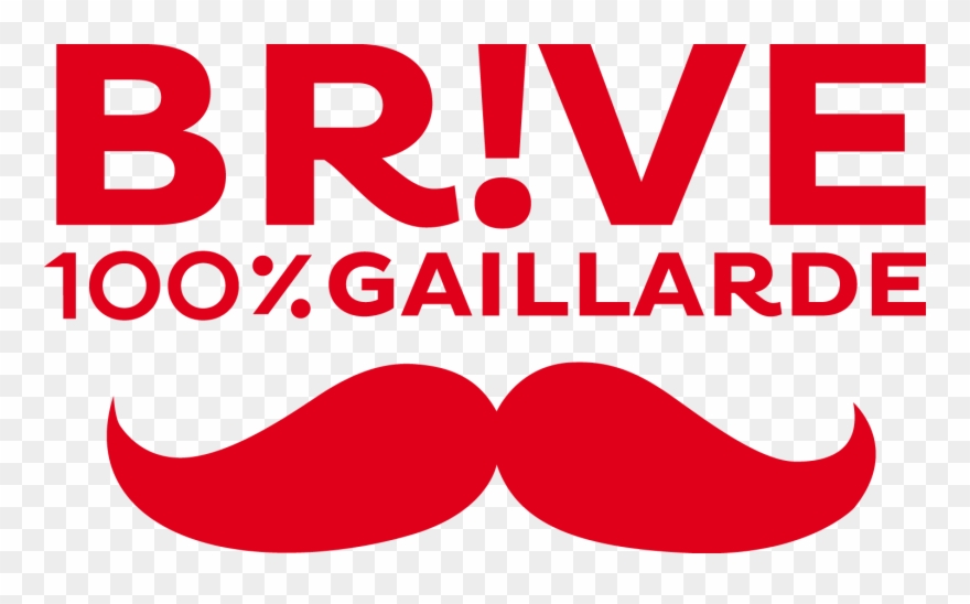 Brive 2015 Logo Moustache Clipart