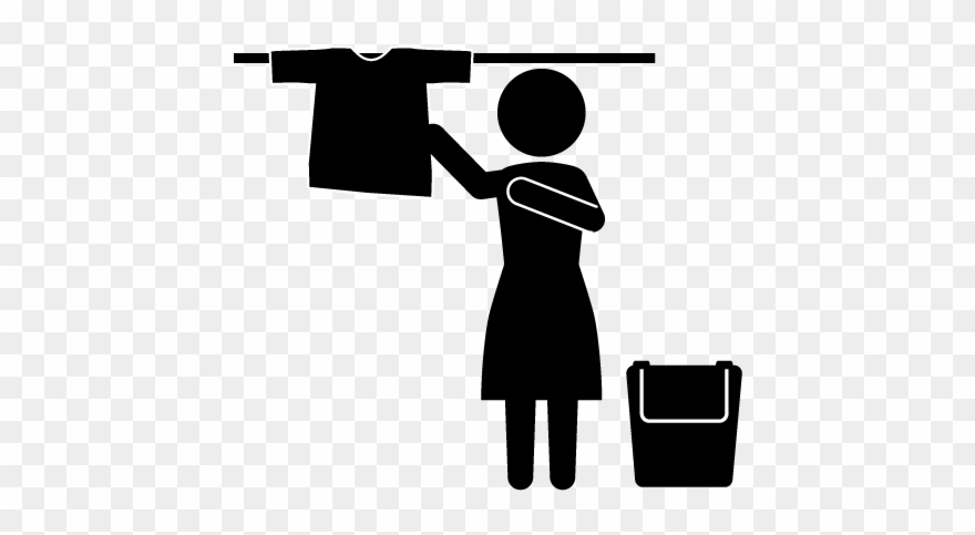 I Hang Out The Washing Clipart
