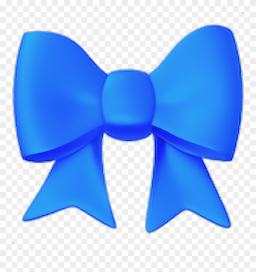 Freetoedit Coloured Blue Bow Emoji Blueemoji Emojiblue Clipart