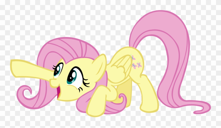 Wcctnoam, Crouching, Cute, Discordant Harmony, Fluttershy, Clipart