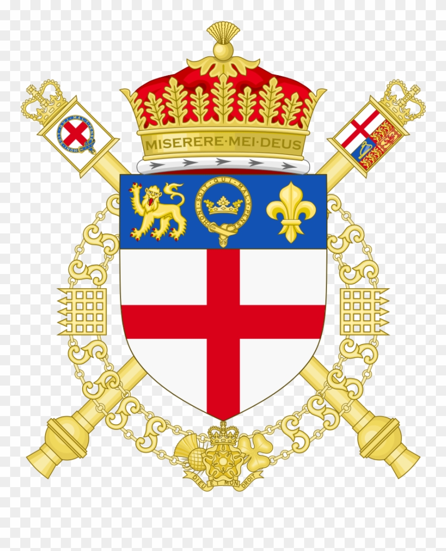 Coat Of Arms Of The Garter King Of Arms Clipart