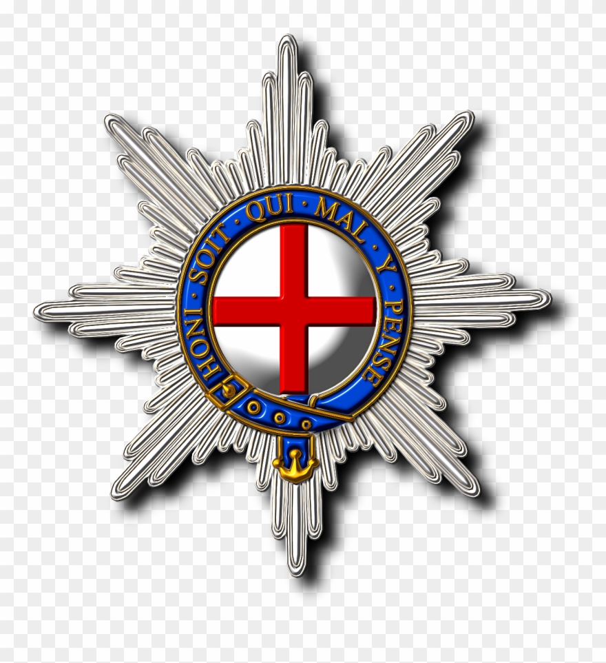 Heraldric Rendering Of The Star Of The Most Noble Order Clipart