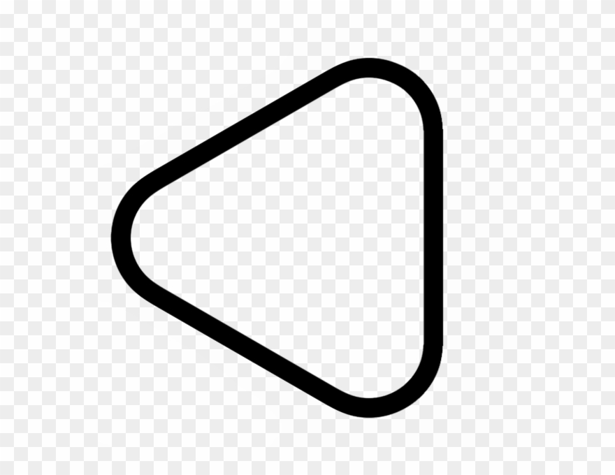 Triangle With Round Corners Clipart
