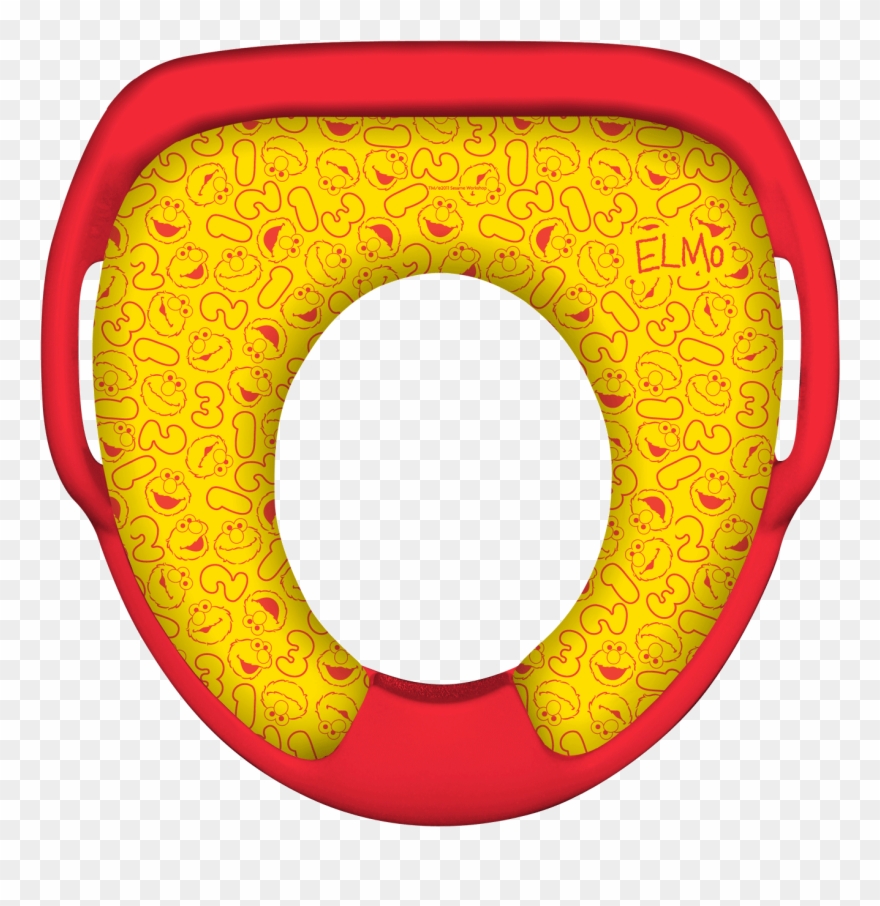 Sesame Street Elmo Soft Padded Potty / Toilet Seat Clipart