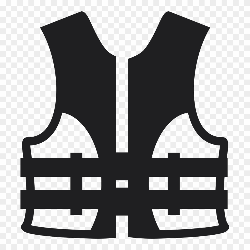 Life Jacket Rubber Stamp Clipart