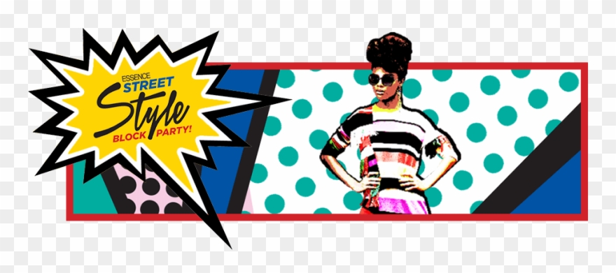 3rd Annual @essence Street Style Block Party- Saturday Clipart