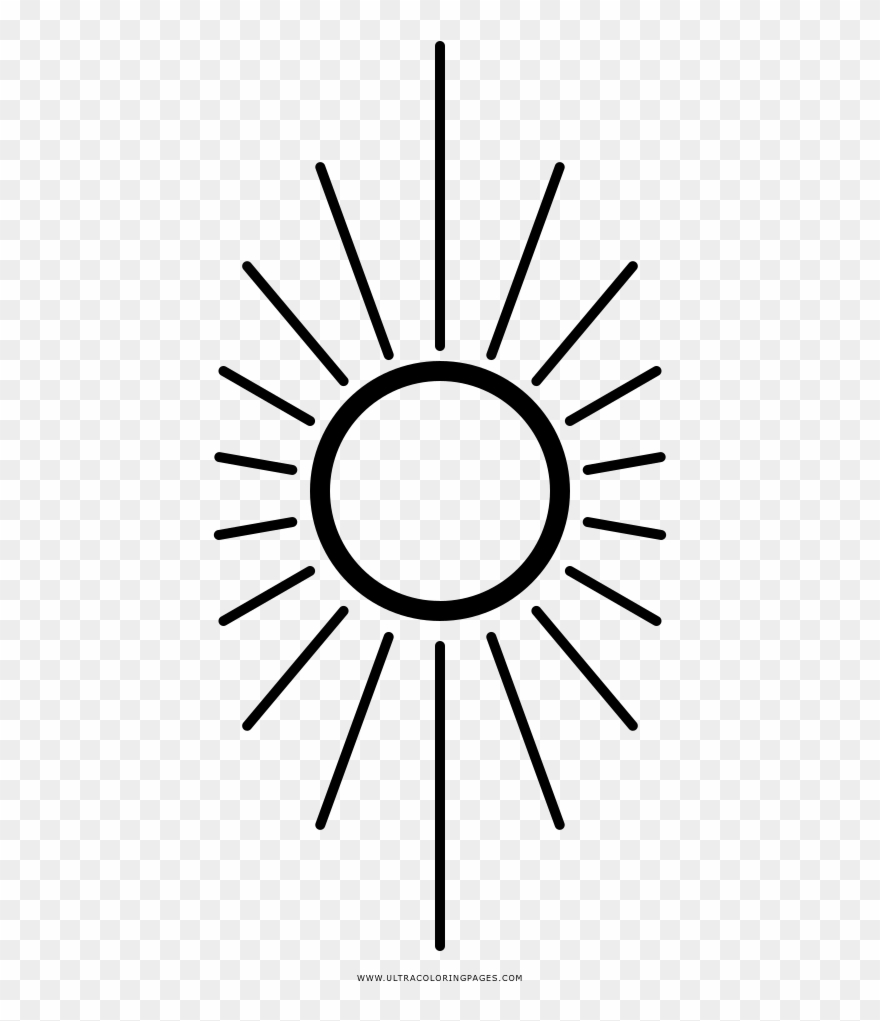 Rayos De Sol Png Graphic Black And White Download Clipart