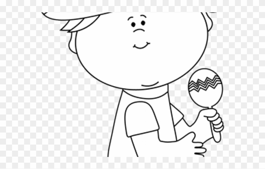 Monochrome Clipart Cinco De Mayo - Png Download