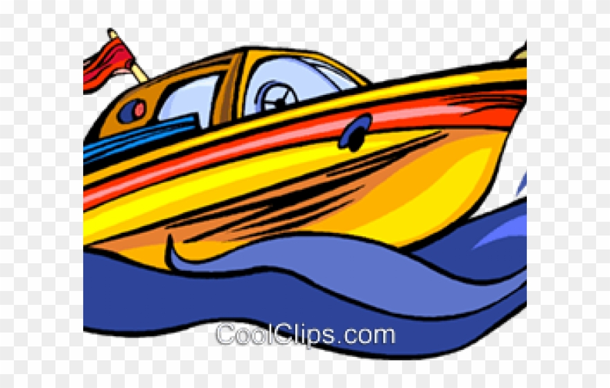Speed Clipart Ski Boat - Png Download