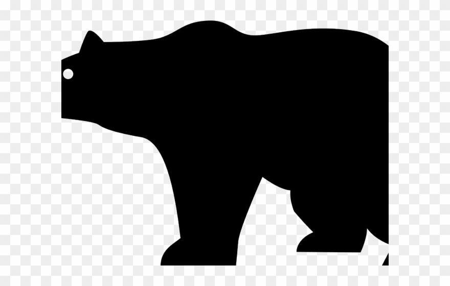 Realistic Clipart Black Bear - Png Download