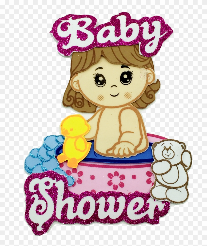 8" Baby Shower Foam Clipart