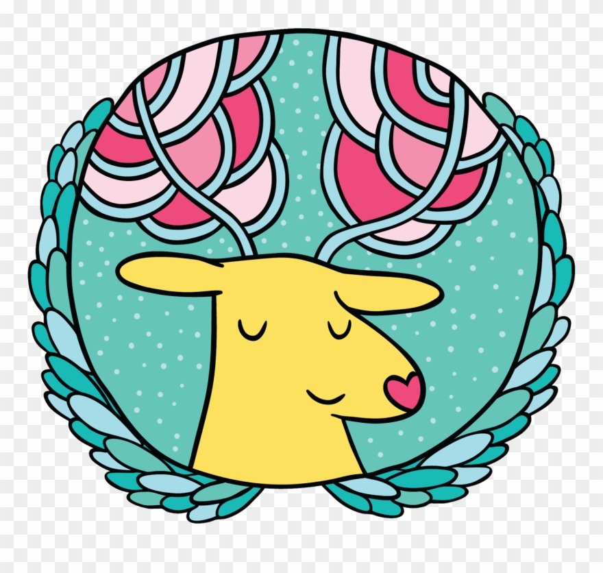 Hoping Rudolph's Red Nose Will Guide Santa's Sleigh Clipart