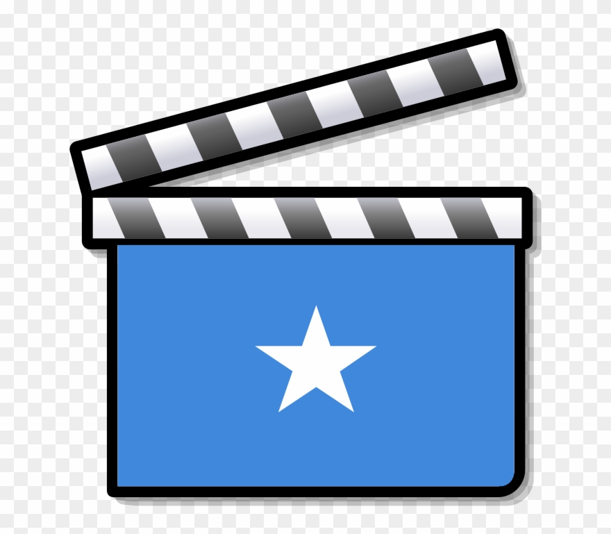 Somalia Film Clapperboard Clipart