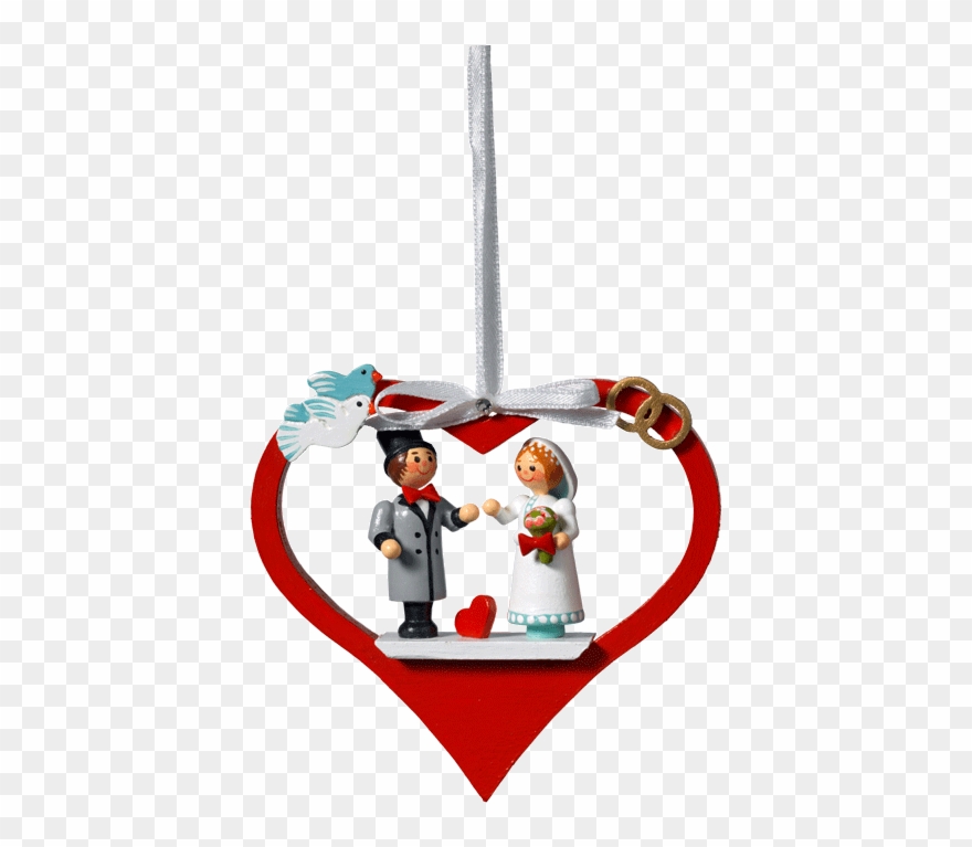 Bridal Couple Heart Clipart