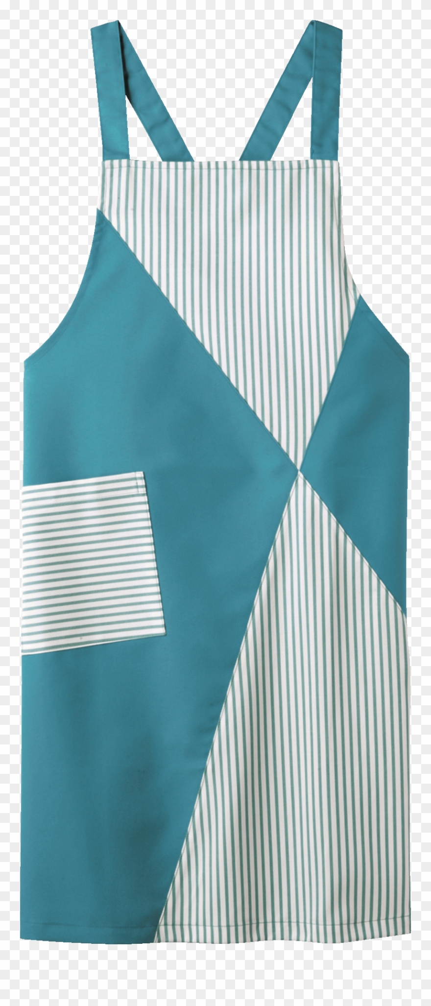 5-217turquoise Apron Clipart