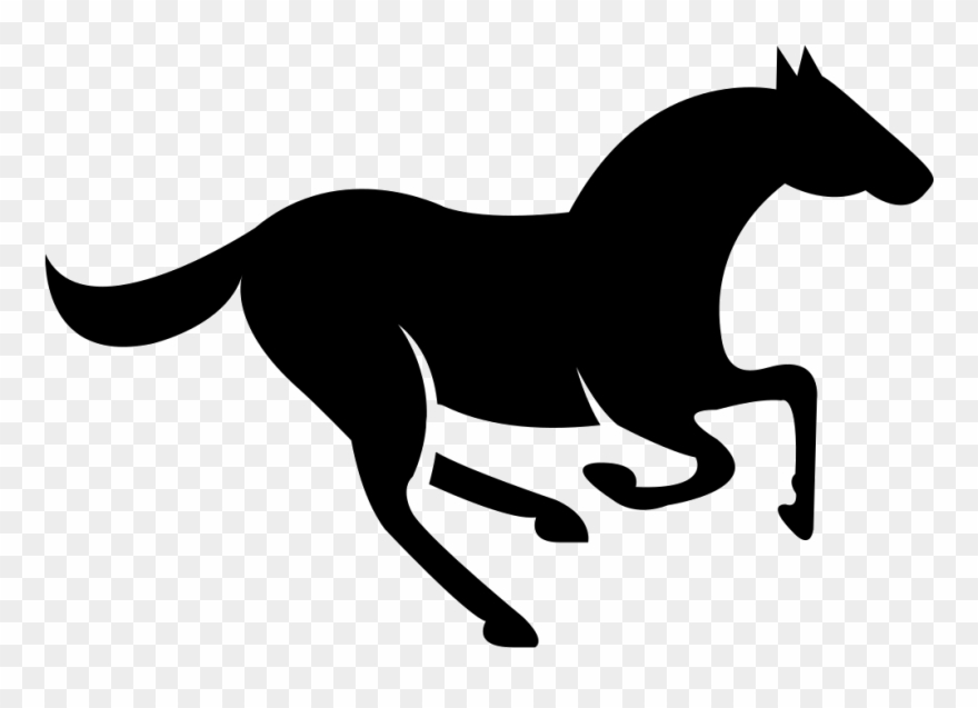 Graphic Black And White Stock Quote Svg Horse Clipart