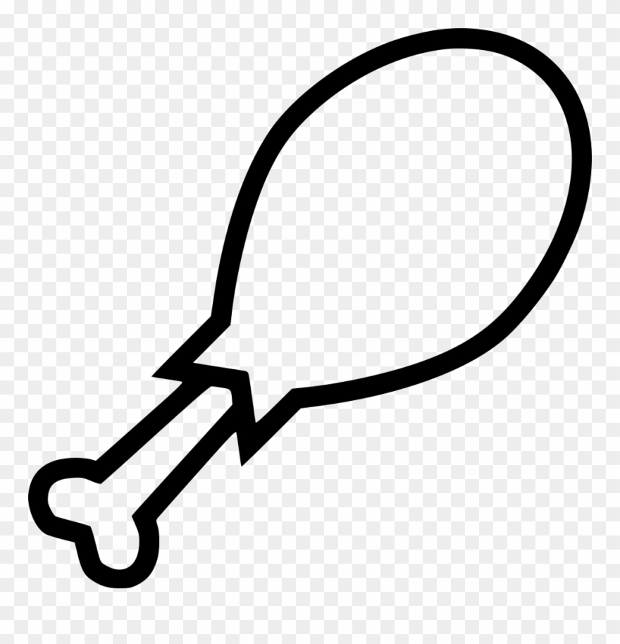 Chicken Leg Comments Clipart