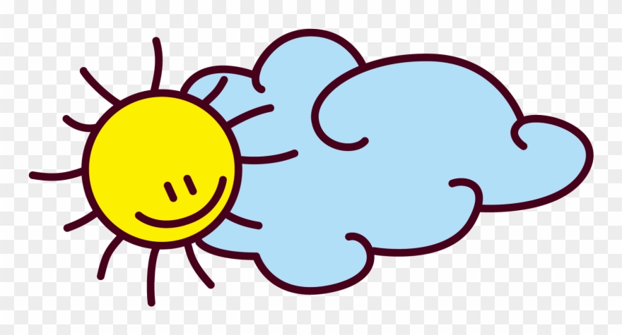 Sun And Clouds 1701*1275 Transprent Png Free Download Clipart