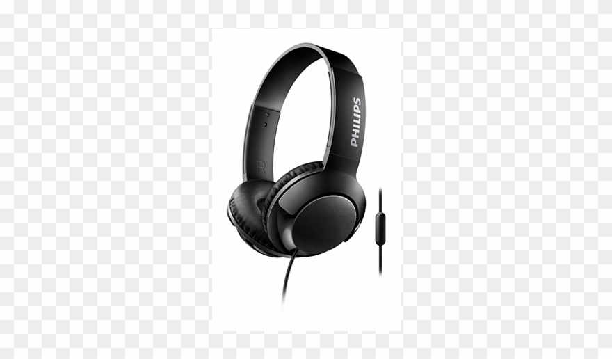 Philips Shl3075bk Bass On-ear Headphones With Microphone Clipart