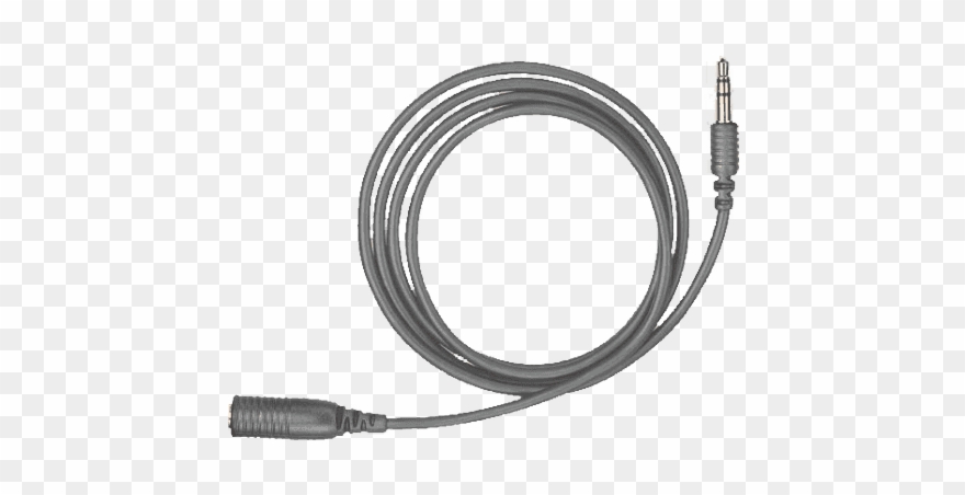 Cable Rallonge Gris 91cm Clipart