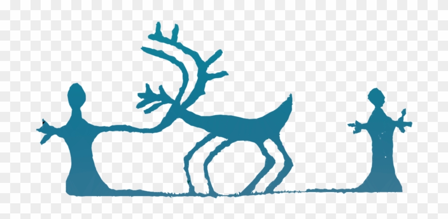 Reindeer Logo Silhouette Clip Art - Png Download