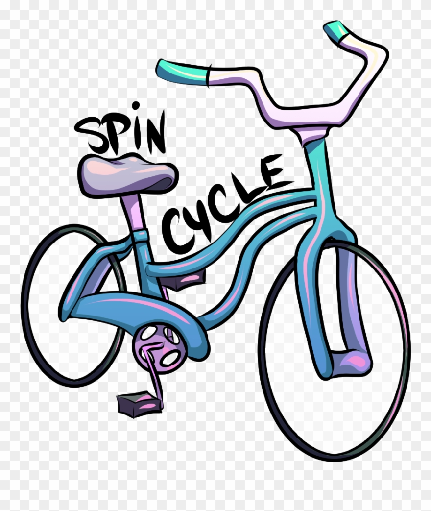Spin Bike Clip Art - Png Download