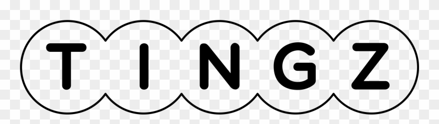 Tingz Logo Black Clipart
