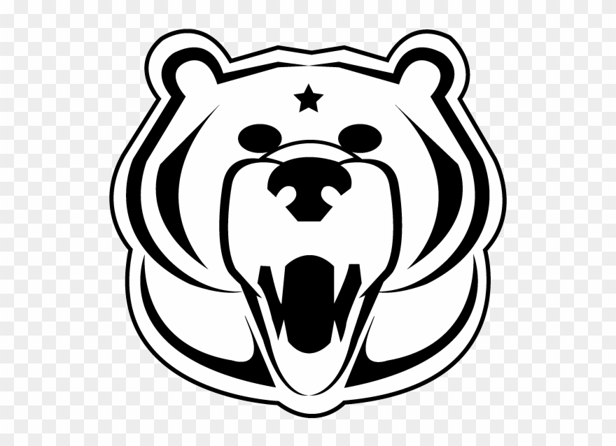 Grizzly Drawing Logo Clipart