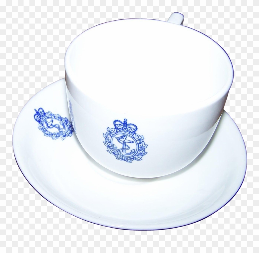 Royal Canadian Navy Cup And Saucer Set Sutherland China Clipart