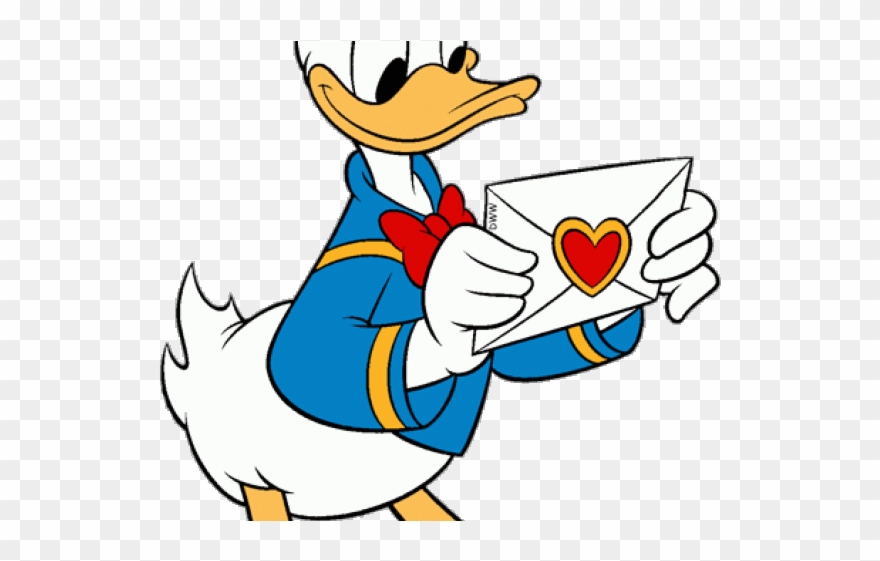 Donald Duck Clipart Happy - Png Download