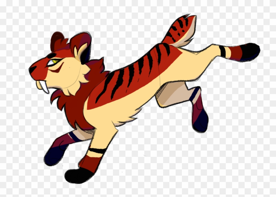 Design Notes Reference • He Is A Saber Toothed Tiger Clipart