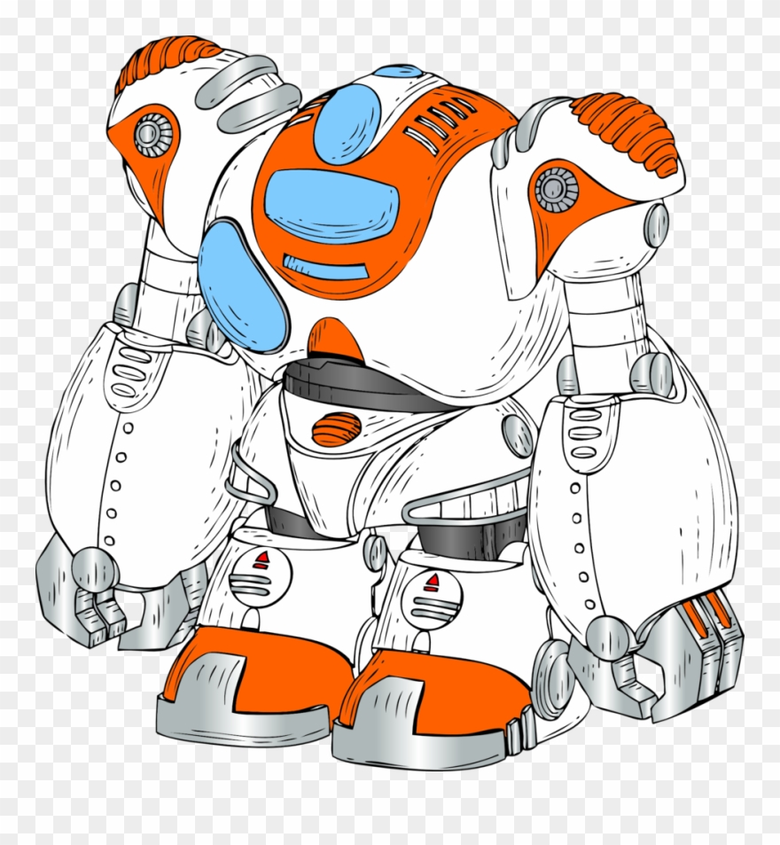 Robot Color Clipart