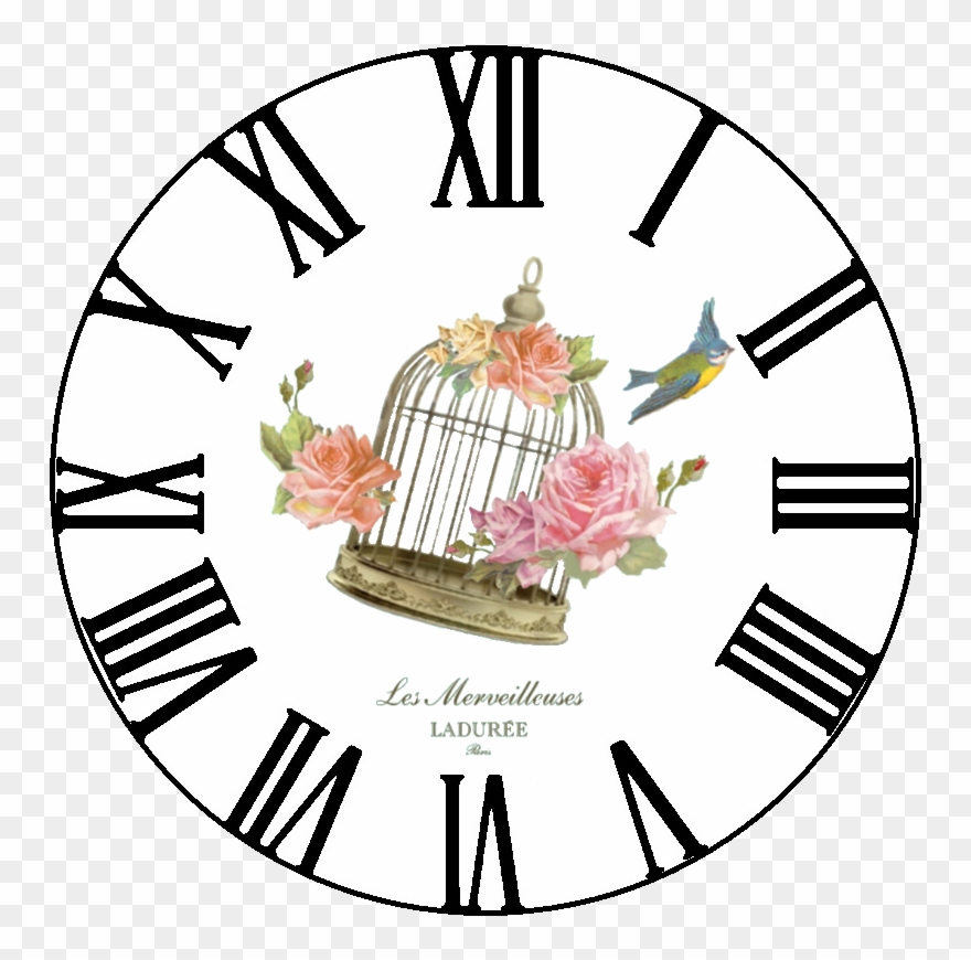 Free Vintage Clock Clipart