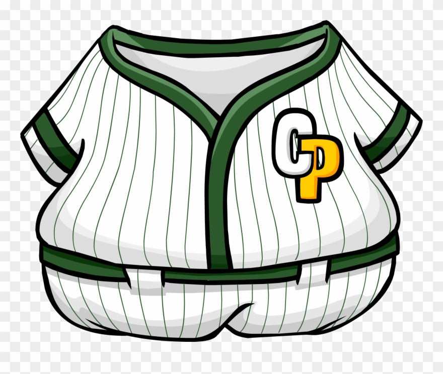 Green Baseball Uniform Clipart